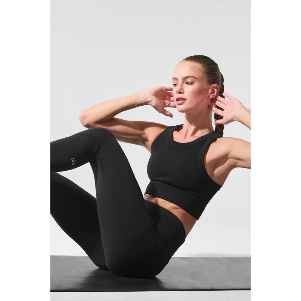 ALO Yoga Black Seamless High-Rise Leggings
